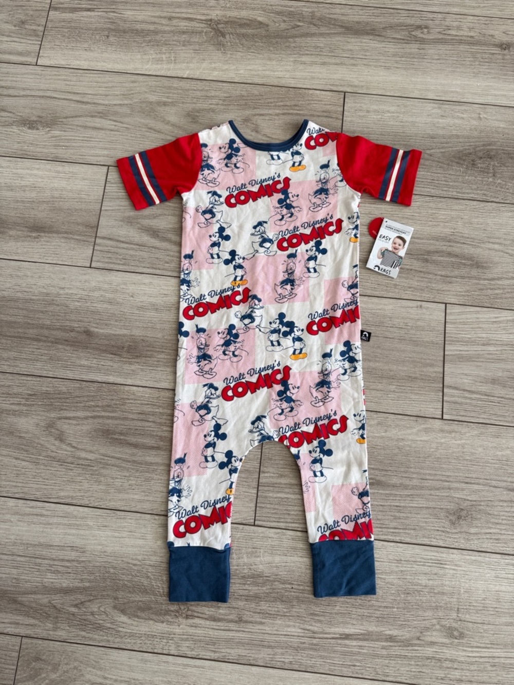 Rags to Raches x Disney vintage Walt Disney comic book print romper 2t NEW